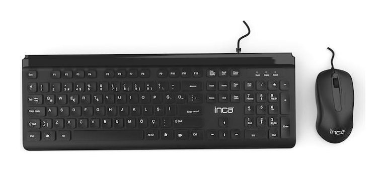 Inca IMK-377 Siyah Kablolu Klavye Seti