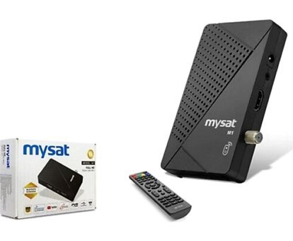 Herz Gümüş 512 MB Dijital İnternetli Mini Çanaklı-Çanaksız Full HD Uydu Alıcısı