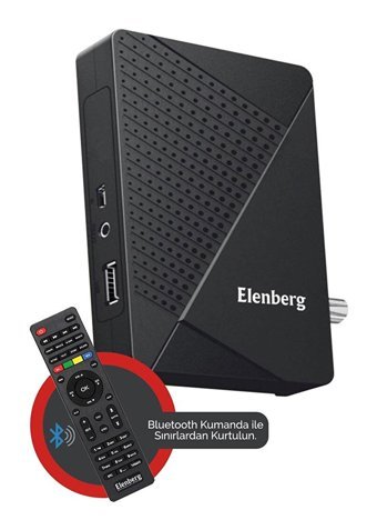 Elenberg EB-2023 512 MB Dahili İnternetli Mini Çanaklı-Çanaksız Full HD Uydu Alıcısı