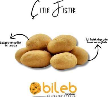 Bileb Serinhisar Kabuksuz Çıtır Tuzsuz Kavrulmuş Yer Fıstığı 1 kg
