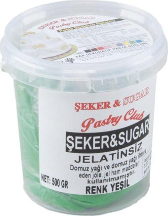 Şeker & Sugar Klasik Yeşil Şeker Hamuru 500 gr