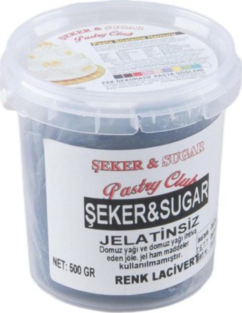Şeker & Sugar Klasik Lacivert Şeker Hamuru 500 gr