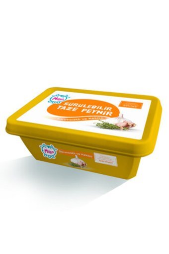 Milgo Sarımsaklı - Kekikli Krem İnek Peyniri