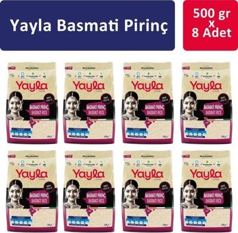 Yayla Basmati Beyaz Pirinç 8×500 kg