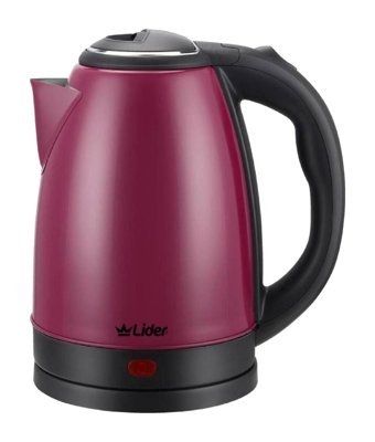 Lider LK-90R Çelik 1.7 lt 2200 W Klasik Mürdüm Kettle