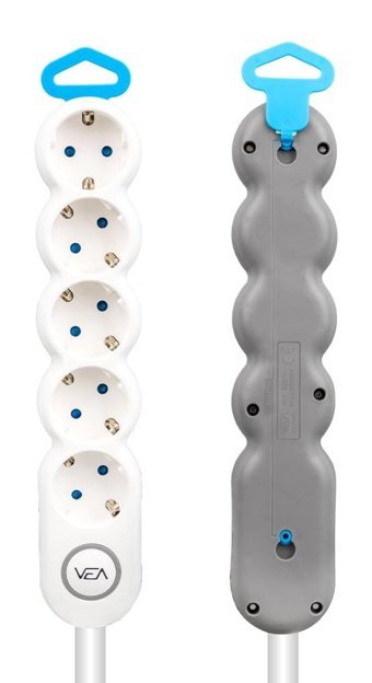 Amber 4'lü Soket 1.5 metre Usb'li Kablolu Tekli Akım Korumalı Priz