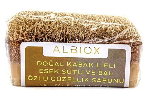 Albiox Bal-Kabak Lifli-Eşek Sütlü Katı Sabun 130 gr