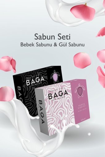 Baga Gül Katı Sabun 250 gr