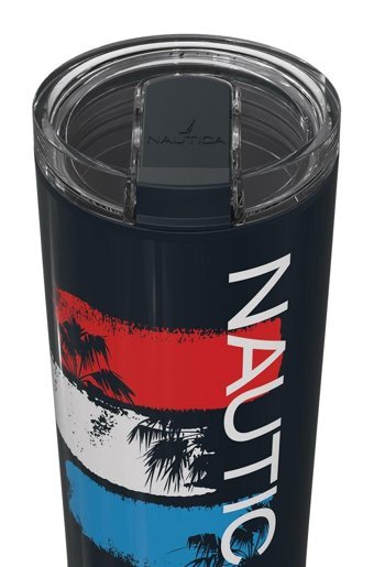 Nautica Sport Akrilik 950 ml Pipetli Outdoor Matara Termos Navy Sunset