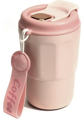 Daima Easy Go Paslanmaz Çelik 380 ml Outdoor Bardak Termos Pembe