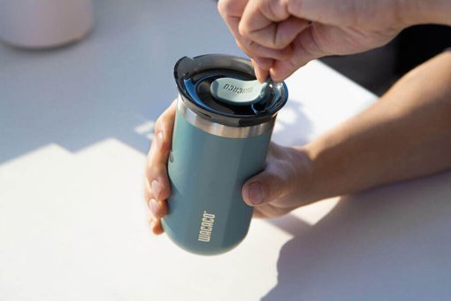 Wacaco Octaroma Lungo Çelik 300 ml Outdoor Bardak Termos Mavi