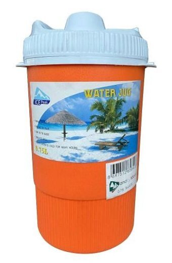 Icepeak Tk Qt - Water Jug Plastik 0.75 lt Pipetli Outdoor Termos Termos Turuncu