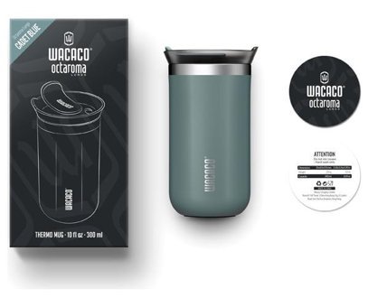 Wacaco Octaroma Lungo Çelik 300 ml Outdoor Bardak Termos Mavi