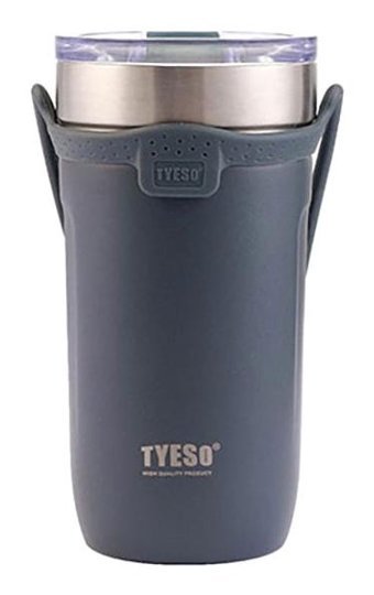 Tyeso Soulmate Tumbler Paslanmaz Çelik 710 ml Pipetli Outdoor Bardak Termos Mavi
