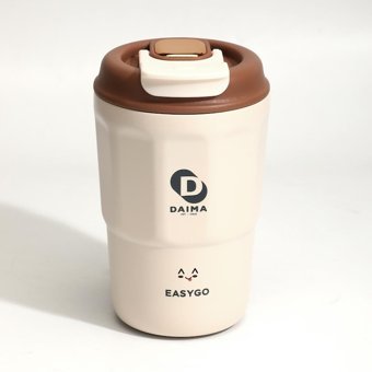 Daima EasyGo Paslanmaz Çelik 380 ml Outdoor Bardak Termos Beyaz