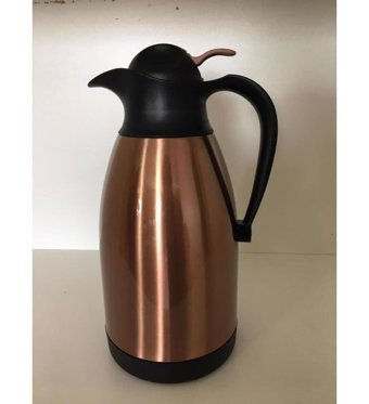 Oms Sızdırmaz Vidalı Kapak Paslanmaz Çelik 2 lt Outdoor Çaydanlık Termos Bakır