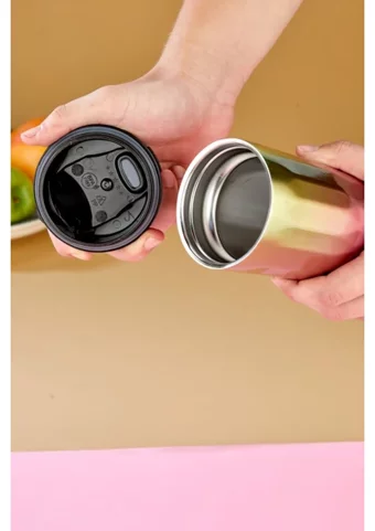 Cooker New Cool Lüx Çelik 500 ml Outdoor Bardak Termos Kırmızı - Turuncu