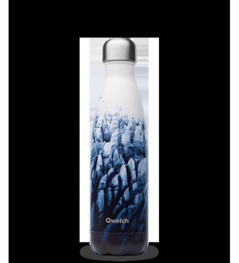 Qwetch Buz Desen Paslanmaz Çelik 500 ml Outdoor Şişe Termos Çok Renkli