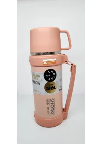Shotay Nature Paslanmaz Çelik 1.2 lt Outdoor Termos Termos Pembe
