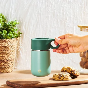 Emsan Smart Çelik 300 ml Outdoor Termos Termos Yeşil