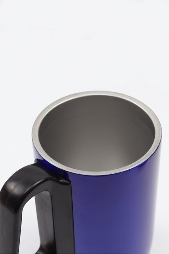 Trendmiya Kulplu Metal 280 ml Bardak Termos Mavi