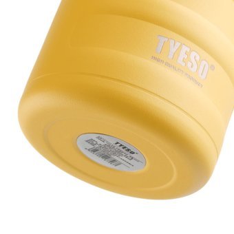 Tyeso Drum Paslanmaz Çelik 1 lt Outdoor Şişe Termos Siyah