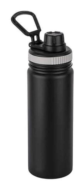 Tantitoni Jar Paslanmaz Çelik 530 ml Outdoor Şişe Termos Siyah