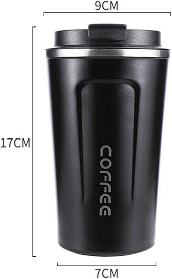 Mihaly Seyahat Tipi Paslanmaz Çelik 510 ml Pipetli Outdoor Bardak Termos Mavi