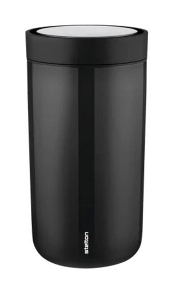 Stelton To Go Click Paslanmaz Çelik 0.2 lt Outdoor Bardak Termos Siyah