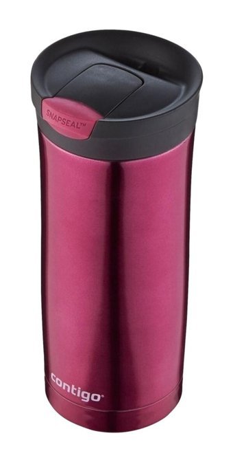 Contigo Huron Snapseal Paslanmaz Çelik 470 ml Outdoor Bardak Termos Pembe