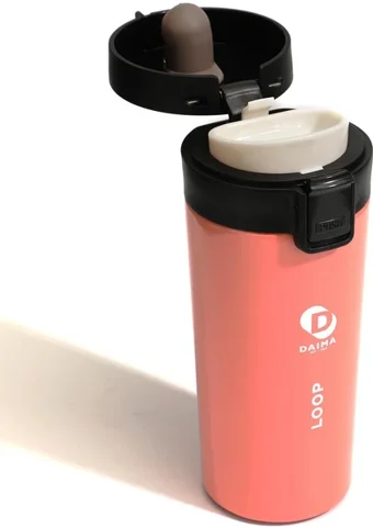 Daima Loop Paslanmaz Çelik 380 ml Outdoor Bardak Termos Pembe