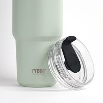 Tyeso Tripletask Paslanmaz Çelik 600 ml Pipetli Outdoor Bardak Termos Pembe