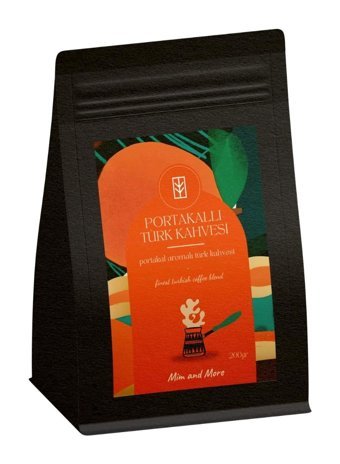 Mim And More Aromalı Portakallı Orta Kavrulmuş Türk Kahvesi 200 gr