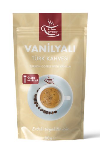 Kahve Tiryakisi Sütlü Vanilyalı Orta Kavrulmuş Türk Kahvesi 200 gr
