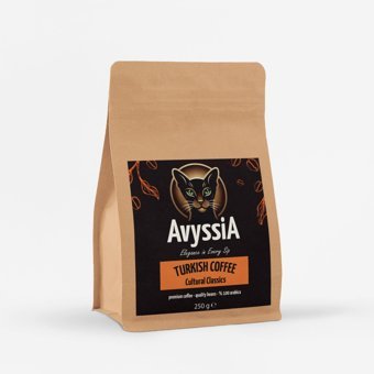 Avyssia Klasik Sade Orta Kavrulmuş Türk Kahvesi 250 gr