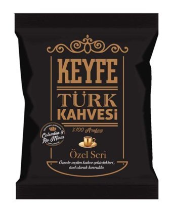 Keyfe Özel Seri Sade Orta Kavrulmuş Türk Kahvesi 100 gr