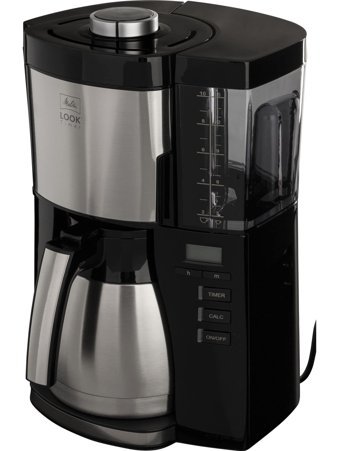 Melitta 1025 – 18 Look Zaman Ayarlı Çelik Filtreli Cam 1.25 lt Hazneli 10 Fincan Akıllı Siyah Filtre Kahve Makinesi