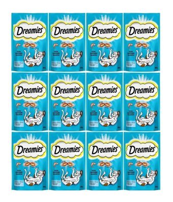 Dreamies Somonlu Tahılsız Yetişkin Kedi Maması 12x60 gr