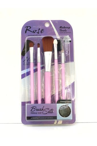Roesıa Rose Cosmetics 5'li Makyaj Fırça Seti Mor