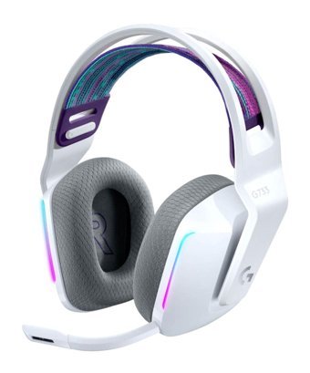 Logitech G733 7.1 Gürültü Önleyici Mikrofonlu Kablosuz Kulak Üstü Oyuncu Kulaklığı Beyaz
