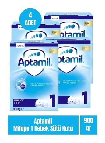 Aptamil Milupa Tahıllı Probiyotikli 1 Numara Bebek Sütü 4x900 gr