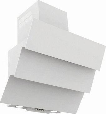 Tragen Safran 105 W 600 m³ 60 cm Cam Karbon Filtreli Bacalı Duvar Tipi Davlumbaz Beyaz