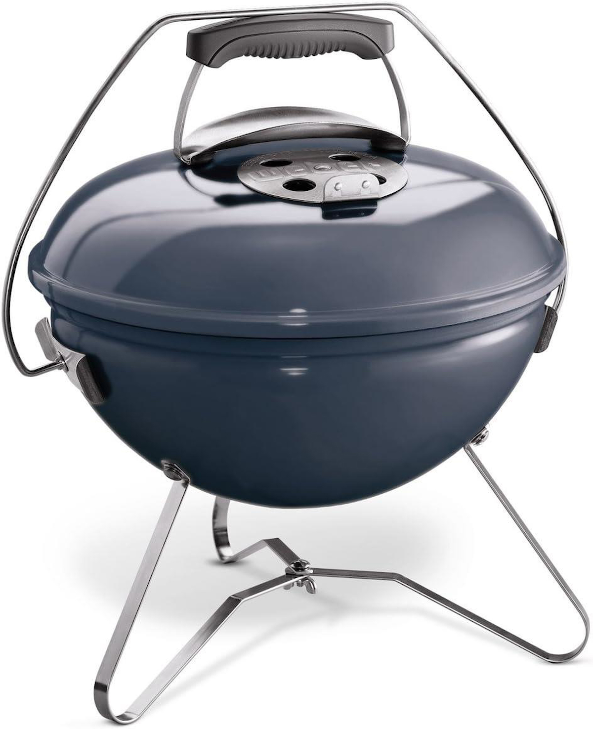 Weber Smokey Kömürlü Yuvarlak Sabit Ayaklı Barbekü Gri