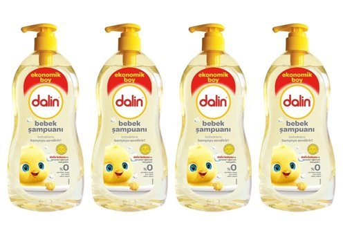 Dalin Göz Yakmayan Hipoalerjenik Yenidoğan İçin Bebek Şampuanı 4x900 ml