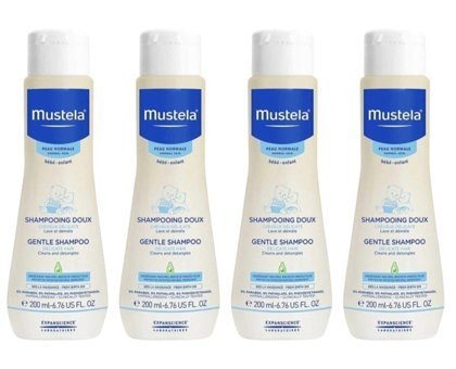Mustela Gentle Göz Yakmayan Yenidoğan İçin Papatyalı Bebek Şampuanı 4x200 ml