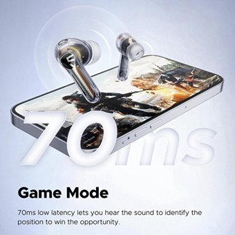 Soundpeats Capsule 3 Pro Android & iOS Uyumlu 5.3 Silikonlu Kablosuz Kulak İçi Bluetooth Kulaklık Şeffaf