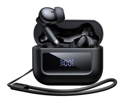 Mcdodo Hp-3290 Android & iOS Uyumlu Işıklı Işıklı Silikonlu Kablosuz Kulak İçi Bluetooth Kulaklık Siyah