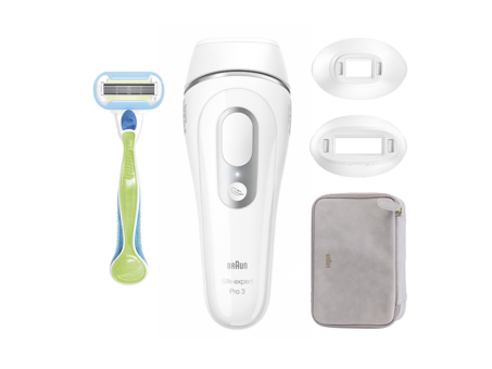 Braun Silk Expert Pro 3 PL3132 300000 Atım Yüz Koltuk Altı Tüm Vücut İçin 2 Başlıklı IPL Lazer Epilasyon Aleti