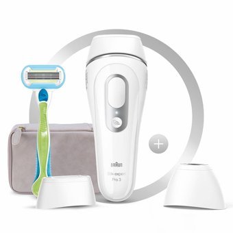 Braun Silk Expert Pro 3 PL3133 300000 Atım Yüz Koltuk Altı Tüm Vücut İçin 2 Başlıklı IPL Lazer Epilasyon Aleti