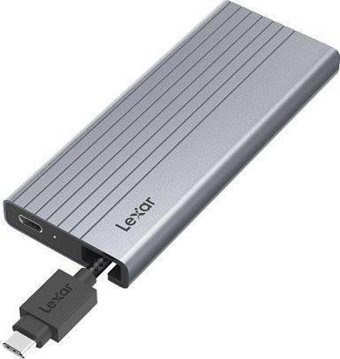 Lexar E10 500 GB USB USB 3.2 Gen 2 Taşınabilir SSD Gri